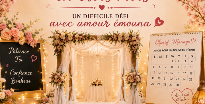 Deux filles à marier en trois mois : un difficile défi avec amour et émouna